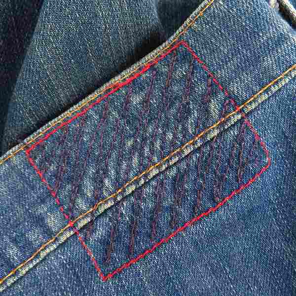 実際に弊社で買取させて頂いたLevi's RED/リーバイスレッド 立体裁断 デニムパンツ サルエル WPL-423/W30L32の画像 3枚目