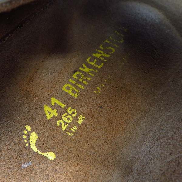 実際に弊社で買取させて頂いたBIRKENSTOCK/ビルケンシュトック レザーサンダル ブラウン系 26.5の画像 4枚目