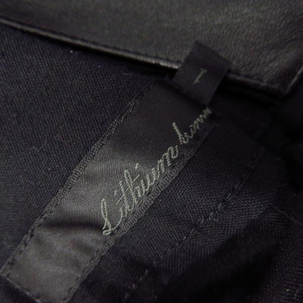 実際に弊社で買取させて頂いたLITHIUM HOMME/リチウムオム カウレザーシングル ライダースジャケット LH22-0104/1の画像 3枚目