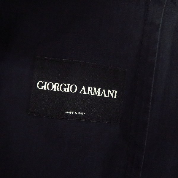 実際に弊社で買取させて頂いたGIORGIO ARMANI/ジョルジオアルマーニ  BORGO21 コットン セットアップ/50の画像 2枚目