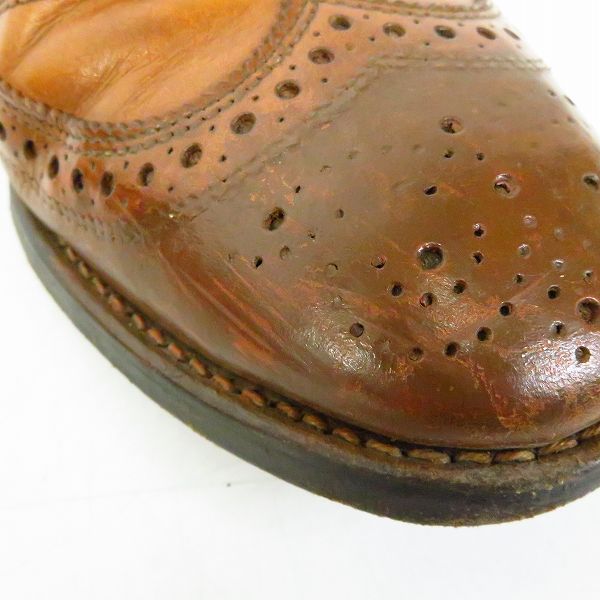 実際に弊社で買取させて頂いたAllen Edmonds/アレン・エドモンズ McAllister ウイングチップ ビジネスシューズ/8の画像 7枚目