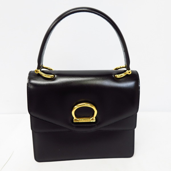 実際に弊社で買取させて頂いたCELINE/セリーヌ ヴィンテージ/ビンテージ ガンチーニ Wフラップ ハンドバッグの画像 1枚目