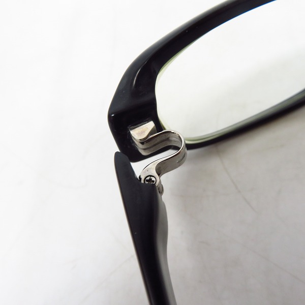 実際に弊社で買取させて頂いた999.9/フォーナインズ スクエア型 度入り 眼鏡/メガネフレーム NP-81の画像 7枚目