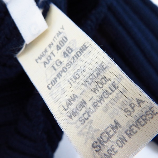 実際に弊社で買取させて頂いたEMPORIO ARMANI/エンポリオアルマーニ ウール プルオーバー ニット 48の画像 3枚目