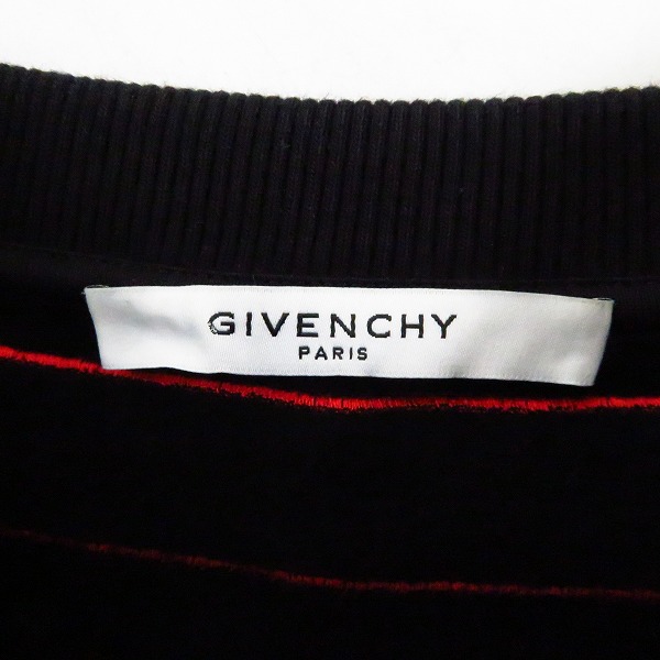 実際に弊社で買取させて頂いたGIVENCHY/ジバンシィ 18SS スター ライン 長袖 トレーナー/スウェット BM702D3Y04/Mの画像 2枚目