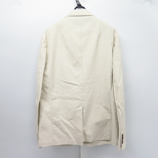 未使用】daboro/ダボロ linen jacket/リネン ジャケット ホワイト 