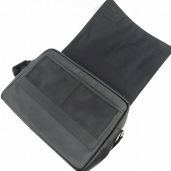 実際に弊社で買取させて頂いたdunhill/ダンヒル メッセンジャーバック ブラック L3K265Aの画像 4枚目
