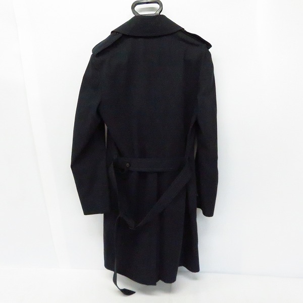 実際に弊社で買取させて頂いたFACTOTUM/ファクトタム ロングトレンチコート  ネイビー 46の画像 1枚目