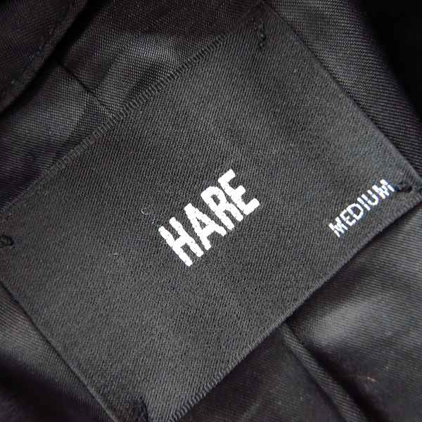 実際に弊社で買取させて頂いたHARE/ハレ 3Bウールチェスターコート ネイビー Mの画像 2枚目