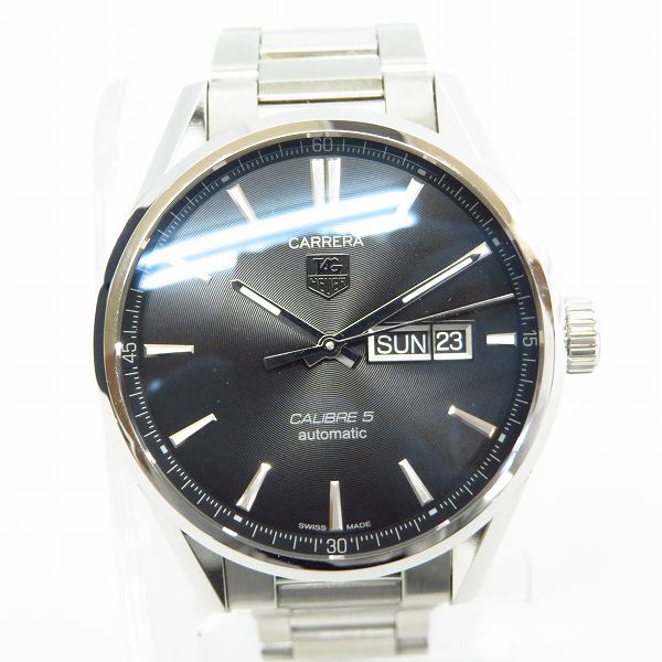 実際に弊社で買取させて頂いた【保証期間内】TAG Heuer/タグホイヤー CARRERA CALIBRE 5/カレラ キャリバー5 デイデイト 自動巻き WAR201Aの画像 1枚目