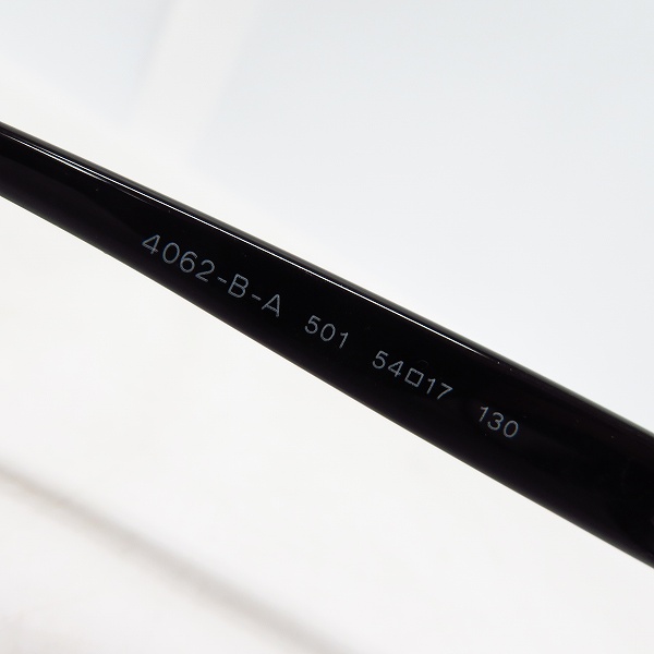 実際に弊社で買取させて頂いたBVLGARI/ブルガリ ウェリントン型 眼鏡/メガネフレーム 4062-B-A 501の画像 5枚目