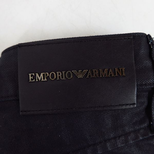 実際に弊社で買取させて頂いたEMPORIO ARMANI/エンポリオアルマーニ Jude:Sexy Fit コーティングパンツ Size：32の画像 8枚目