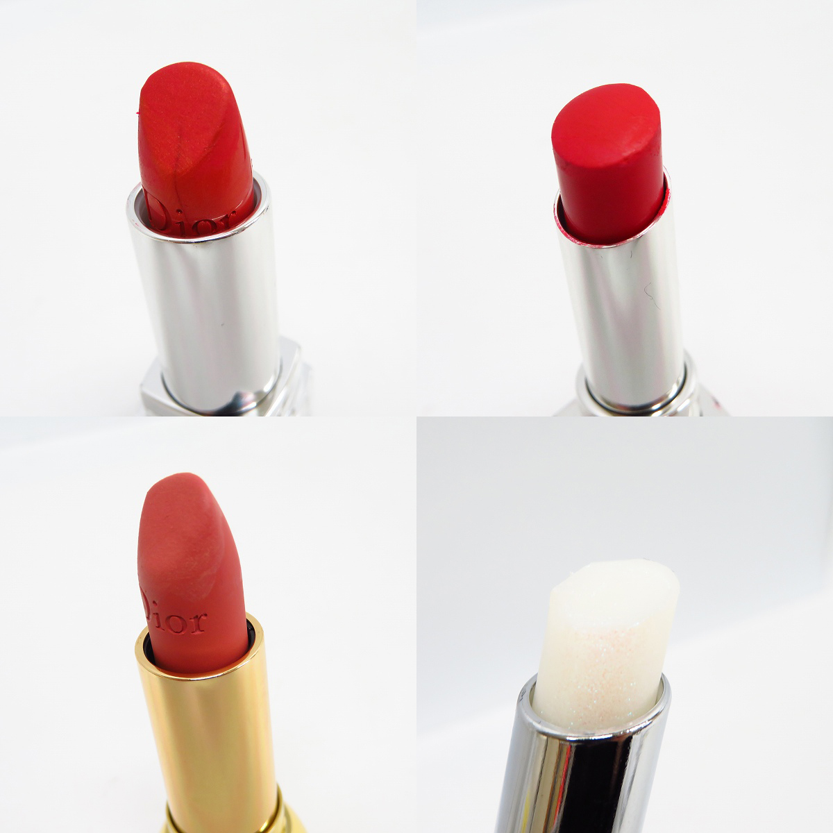 実際に弊社で買取させて頂いたChristian Dior/クリスチャンディオール ウルトラルージュ/アディクト リップスティック等 4点セットの画像 1枚目