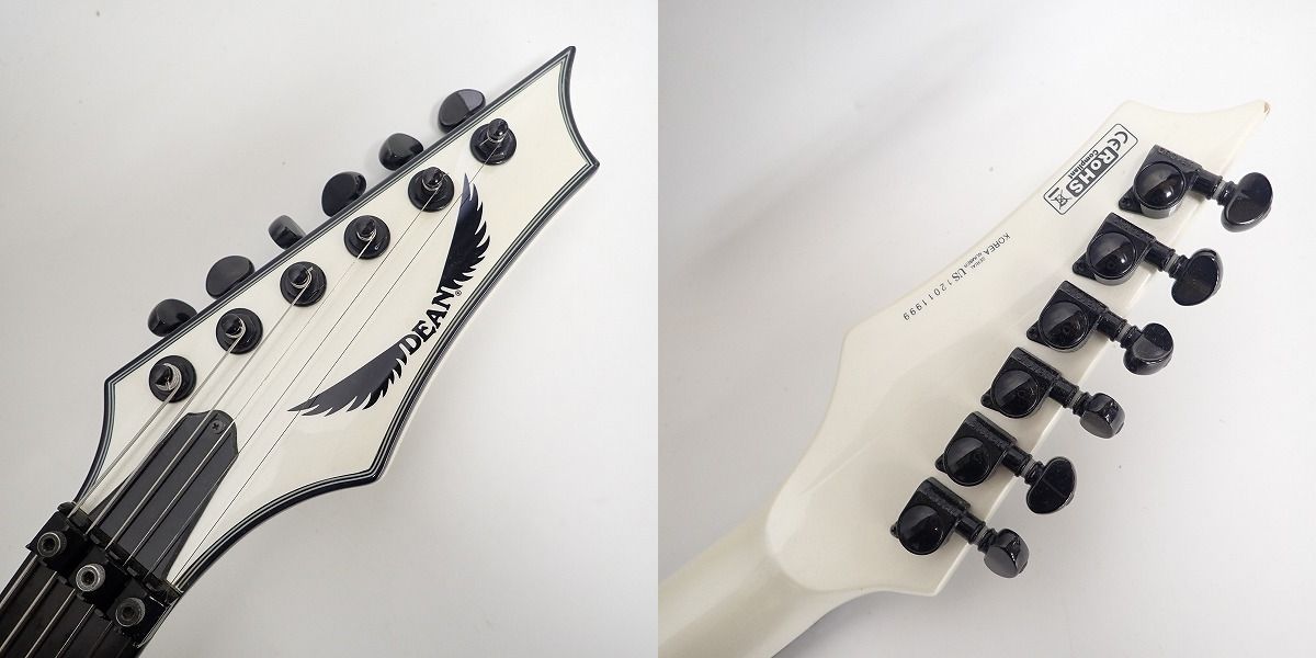 実際に弊社で買取させて頂いた★DEAN/ディーン Custom 550 Floyd ディンキータイプ エレキギター セミハードケース付きの画像 1枚目