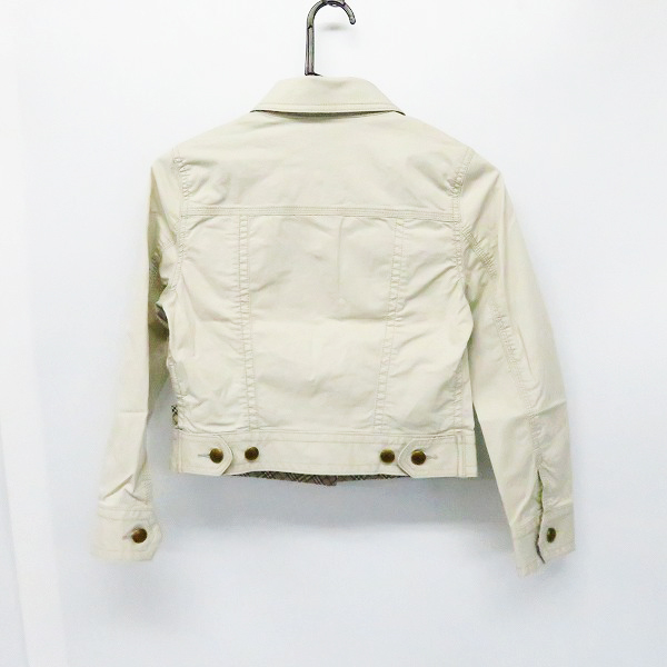 実際に弊社で買取させて頂いたBURBERRY BLUE LABEL/バーバリーブルーレーベル ロゴボタン ジャケット/38の画像 1枚目