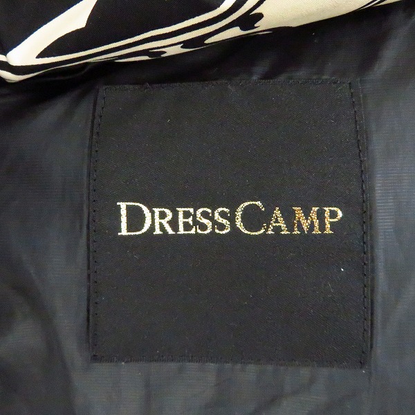 実際に弊社で買取させて頂いたDRESSCAMP/ドレスキャンプ 総柄ダウンジャケット/46の画像 2枚目