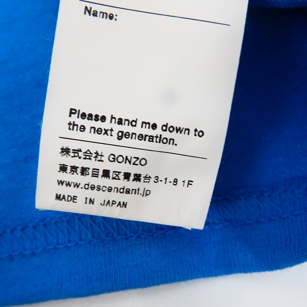 実際に弊社で買取させて頂いたDESCENDANT/ディセンダント プリント長袖カットソー 1の画像 5枚目