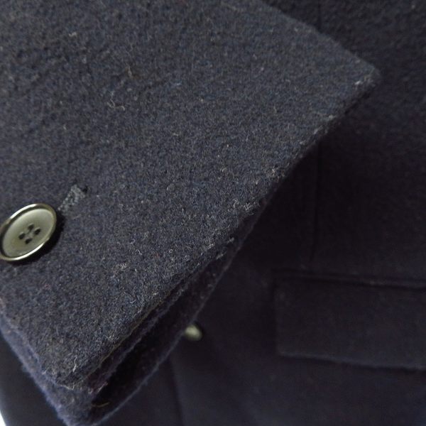 実際に弊社で買取させて頂いたHARE/ハレ 3Bウールチェスターコート ネイビー Mの画像 5枚目
