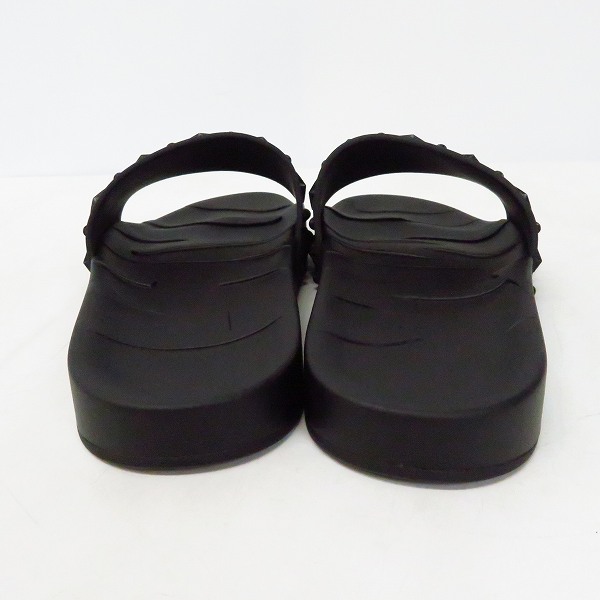 実際に弊社で買取させて頂いたJIMMY CHOO/ジミーチュウ スターエンボス シャワーサンダル ブラック/41の画像 1枚目