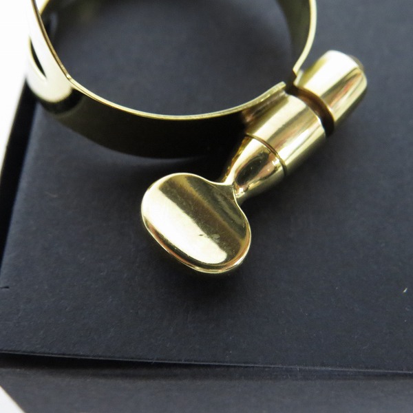 実際に弊社で買取させて頂いたH.SELMER/セルマー アルトサクソフォン リガチャー ゴールドプレート (金メッキ)仕上げ の画像 3枚目