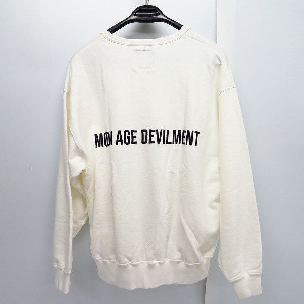 実際に弊社で買取させて頂いたMoonage Devilment/ムーンエイジデビルメント Embroidery Pull Over/ホワイト/mcs-0584/44の画像 1枚目