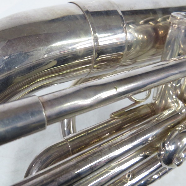 実際に弊社で買取させて頂いた★【ジャンク】kanstul/カンスタル custom class マーチング ユーフォニアム シルバー の画像 5枚目