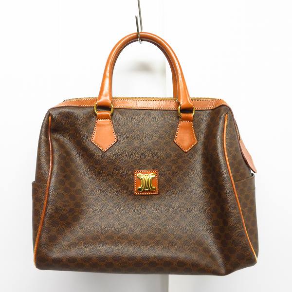 実際に弊社で買取させて頂いたCELINE/セリーヌ マカダム柄 レザーハンドバッグ
