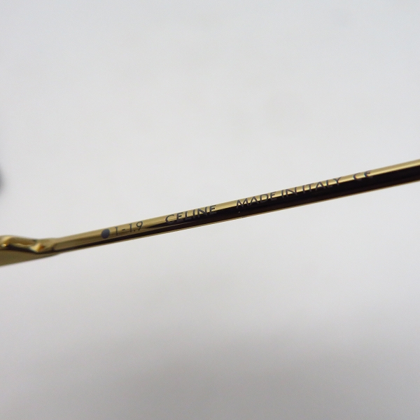 実際に弊社で買取させて頂いたCELINE/セリーヌ ボストン 眼鏡/メタルフレームの画像 4枚目