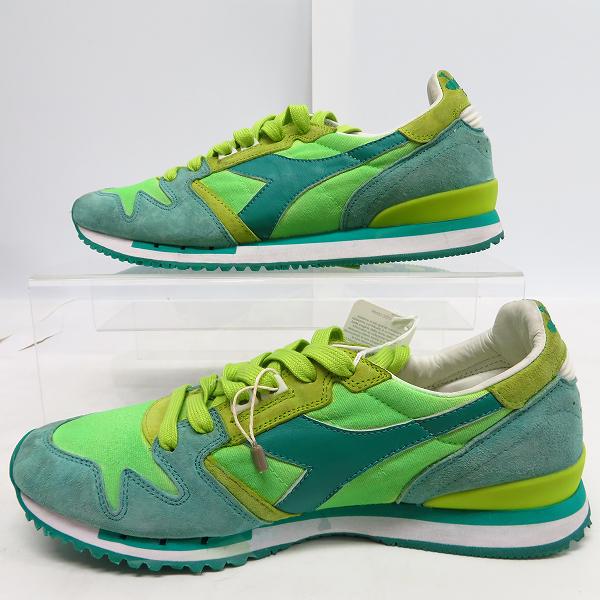 実際に弊社で買取させて頂いた【未使用】DIADORA HERITAGE/ディアドラヘリテージ EXODUS C SW/ローカット スニーカー 26.5 の画像 3枚目