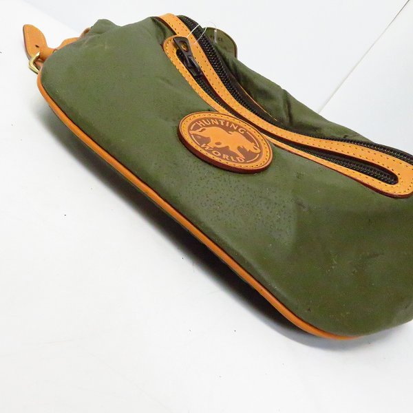 実際に弊社で買取させて頂いた【ジャンク】HUNTING WORLD/ハンティングワールド ボディバッグ/ウエストバッグの画像 2枚目