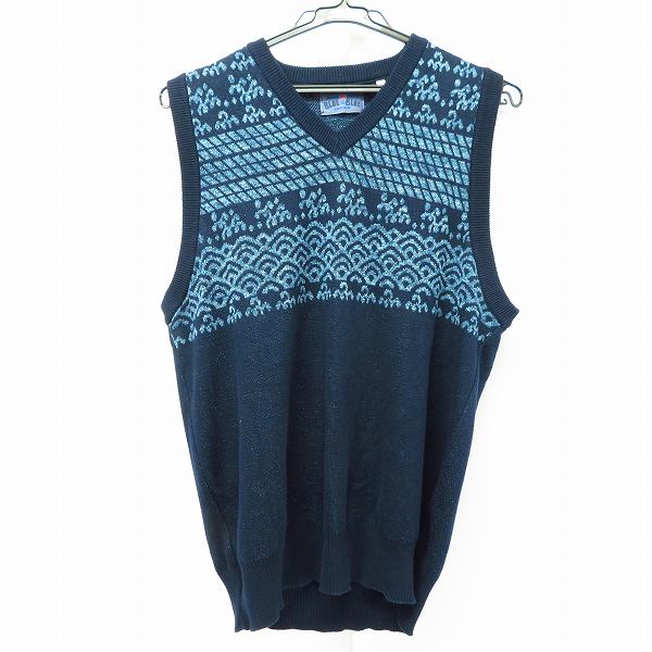実際に弊社で買取させて頂いたBLUE BLUE/ブルーブルー インディゴ ニット ベスト/3