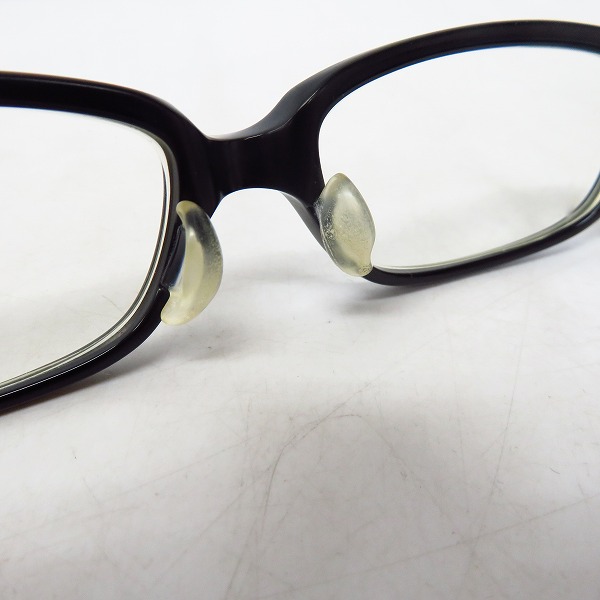 実際に弊社で買取させて頂いた999.9/フォーナインズ スクエア型 度入り 眼鏡/メガネフレーム NP-81の画像 4枚目