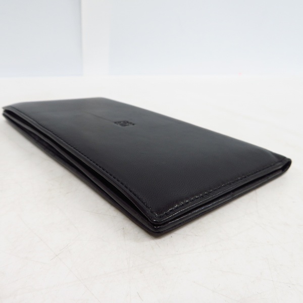 実際に弊社で買取させて頂いたLOEWE/ロエベ レザー 二つ折り 長財布/ロングウォレット ブラックの画像 2枚目