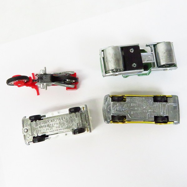 実際に弊社で買取させて頂いたTOMICA/トミカ ミニチュアカー展 記念トミカ TN360/トミカくじⅣ ホンダ CB750 東京消防庁他 4点セットの画像 2枚目