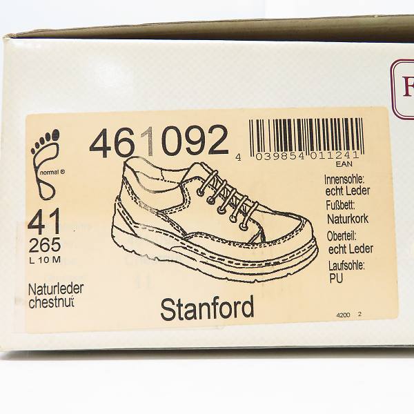 実際に弊社で買取させて頂いたBIRKENSTOCK/ビルケンシュトック STANFORD/スタンフォード レザーシューズ/41の画像 7枚目