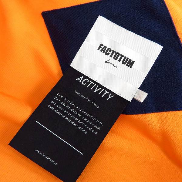 実際に弊社で買取させて頂いたFACTOTUM/ファクトタム ACTIVITY マウンテンパーカー 01020627/48の画像 2枚目