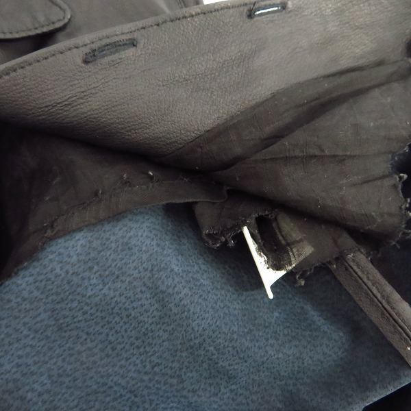 実際に弊社で買取させて頂いたIFSIXWASNINE/イフシックスワズナイン レザージプシーシャツ/1の画像 6枚目