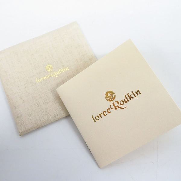 実際に弊社で買取させて頂いた【ギャラ付】LoreeRodkin/ローリーロドキン スモールビーズ ラウンドストーン クロス ペンダント/トップ P203-886の画像 6枚目