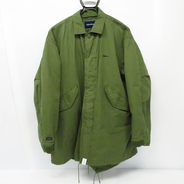 実際に弊社で買取させて頂いたDESCENDANT/ディセンダント ミリタリージャケット モスグリーン/2