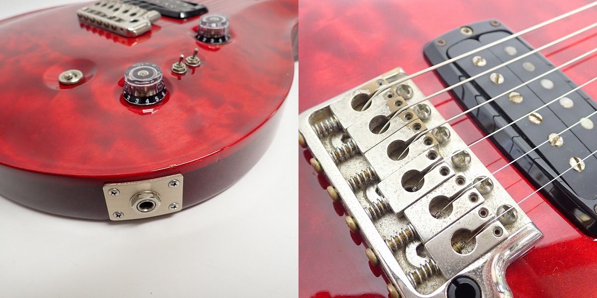 実際に弊社で買取させて頂いた★【動画有】PRS/ポールリードスミス Paul’s Guitar Tremolo Quilt Scarlet Red エレキギター ハードケース付き の画像 5枚目