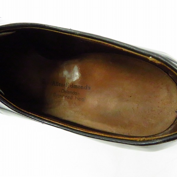 実際に弊社で買取させて頂いたAllen Edmonds/アレンエドモンズ Bond St. ドレスシューズ 4214 24054/11D シューツリー付の画像 4枚目
