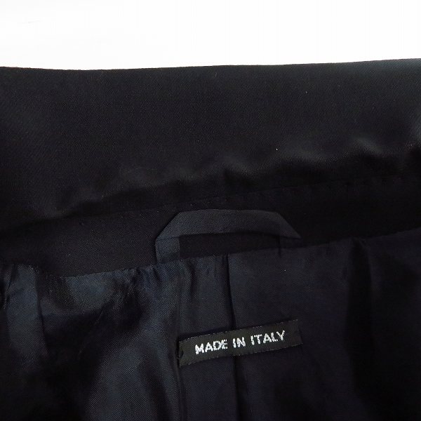 実際に弊社で買取させて頂いたGIORGIO ARMANI/ジョルジオアルマーニ 3ボタン テーラードジャケット　ブラック/ Size：50の画像 5枚目