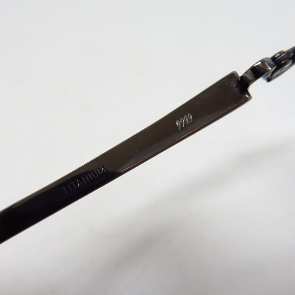 実際に弊社で買取させて頂いた999.9/フォーナインズ ツーポイント/メガネフレーム/眼鏡/アイウェア TW-30Tの画像 4枚目