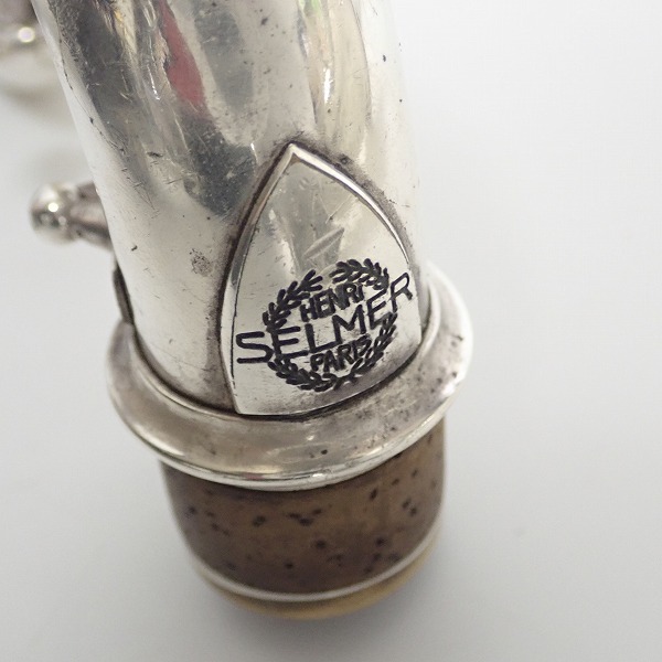 実際に弊社で買取させて頂いた★【型番不明】H.SELMER/セルマー バスクラリネット ハードケース付 の画像 7枚目