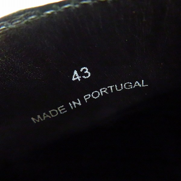 実際に弊社で買取させて頂いたuniform experiment×Amb/ユニフォームエクスペリメント×エーエムビー 18SS プレーントゥシューズ UE-180121/43の画像 5枚目