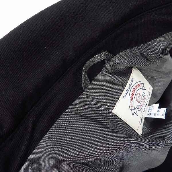 実際に弊社で買取させて頂いたARMANI JEANS/アルマーニジーンズ 3B テーラードジャケット 50の画像 5枚目