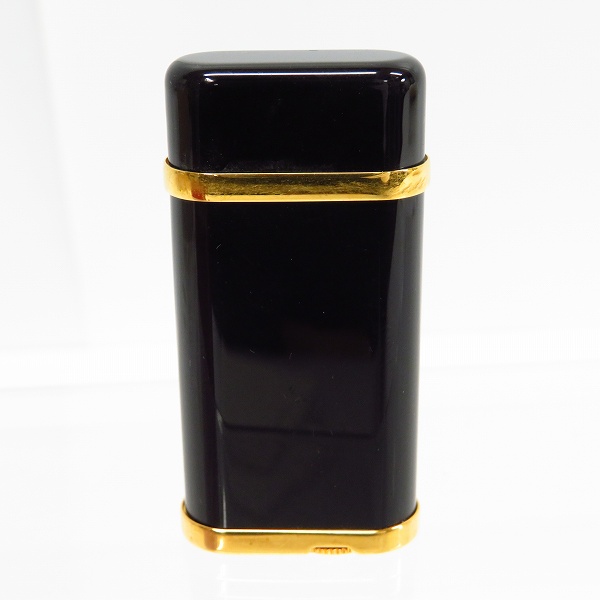 実際に弊社で買取させて頂いたCartier/カルティエ ガスライター ブラック×ゴールドの画像 2枚目