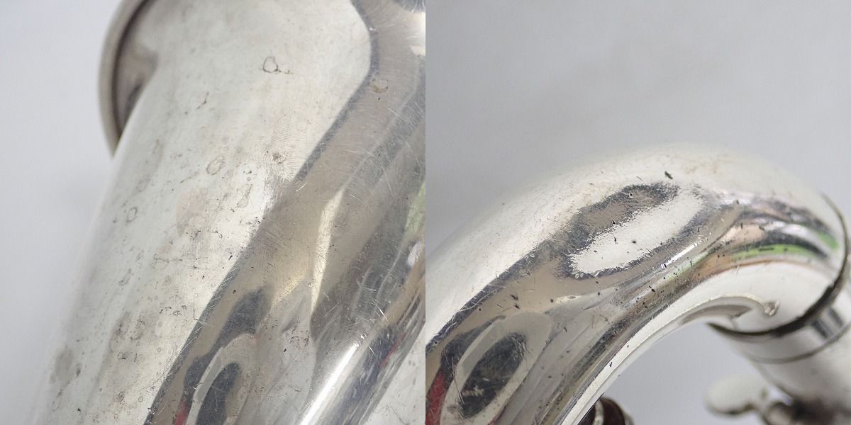 実際に弊社で買取させて頂いた★【型番不明】H.SELMER/セルマー バスクラリネット ハードケース付 の画像 8枚目