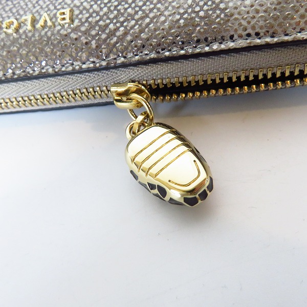 実際に弊社で買取させて頂いたBVLGARI/ブルガリ SERPENTI FOREVER セルペンティフォーエバー L字ファスナー ウォレット の画像 8枚目