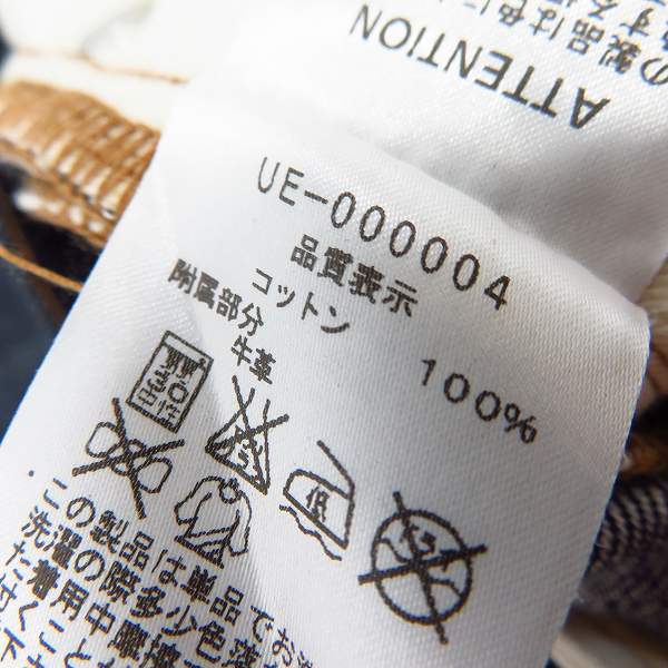実際に弊社で買取させて頂いたuniform experiment/ユニフォームエクスペリメント デニムパンツ UE-000004/33の画像 4枚目